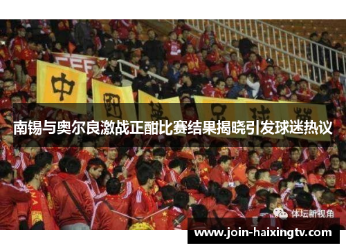 南锡与奥尔良激战正酣比赛结果揭晓引发球迷热议